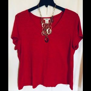 🔥3/$25🔥FINAL PRICE Plus Hannah Woman short Slv.